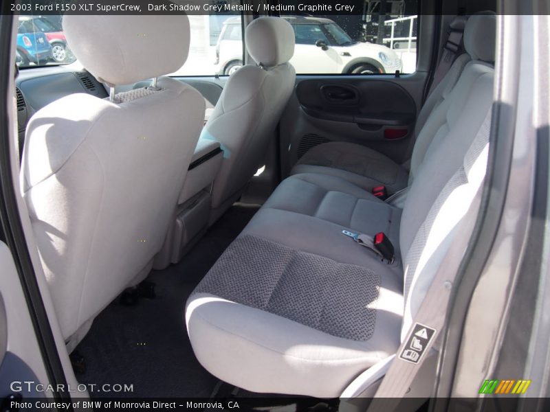 Dark Shadow Grey Metallic / Medium Graphite Grey 2003 Ford F150 XLT SuperCrew