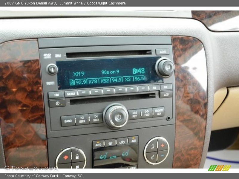 Summit White / Cocoa/Light Cashmere 2007 GMC Yukon Denali AWD