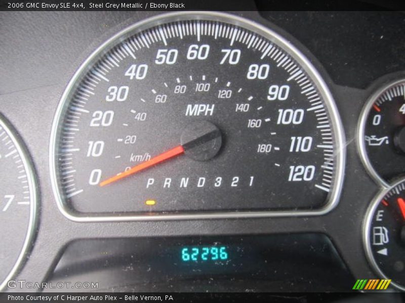 Steel Grey Metallic / Ebony Black 2006 GMC Envoy SLE 4x4