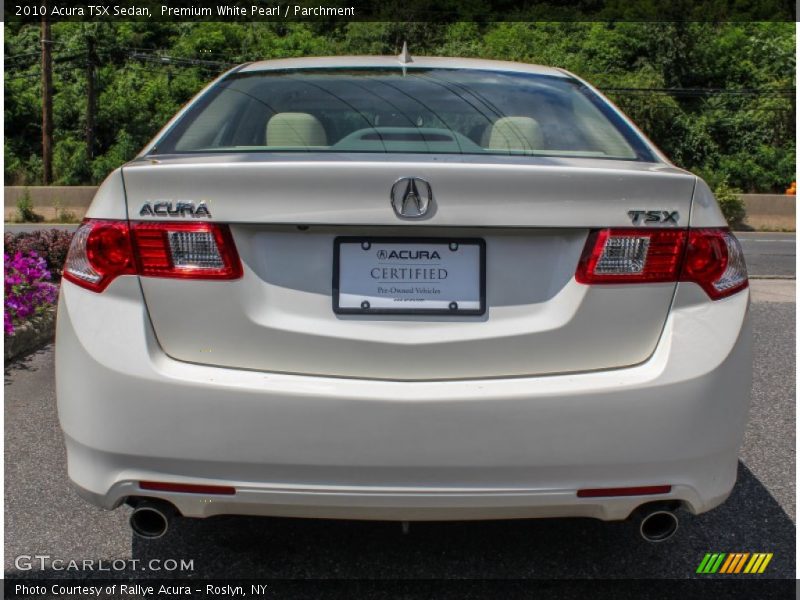 Premium White Pearl / Parchment 2010 Acura TSX Sedan