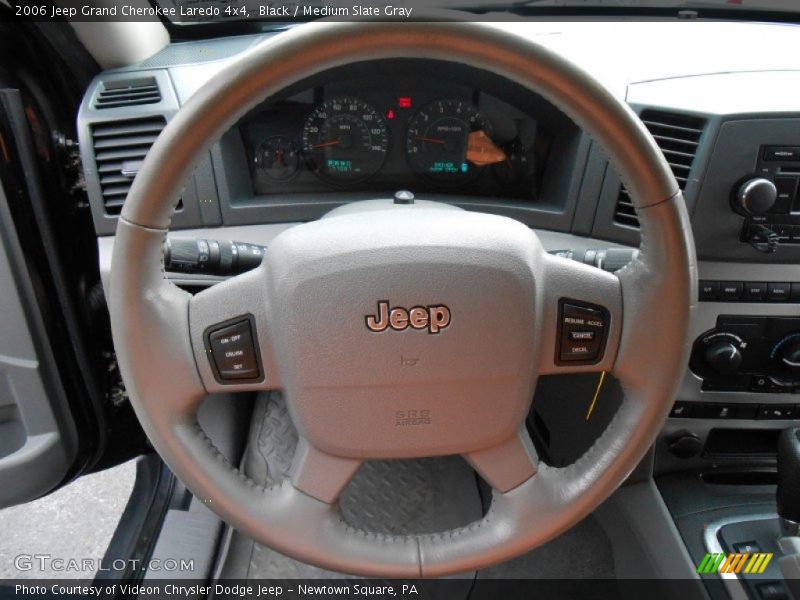 Black / Medium Slate Gray 2006 Jeep Grand Cherokee Laredo 4x4