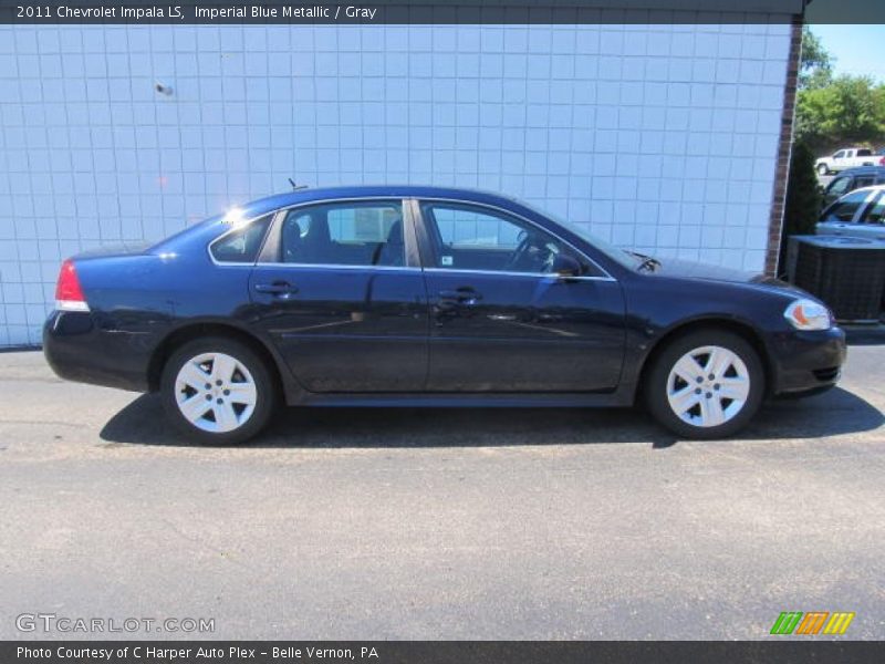 Imperial Blue Metallic / Gray 2011 Chevrolet Impala LS