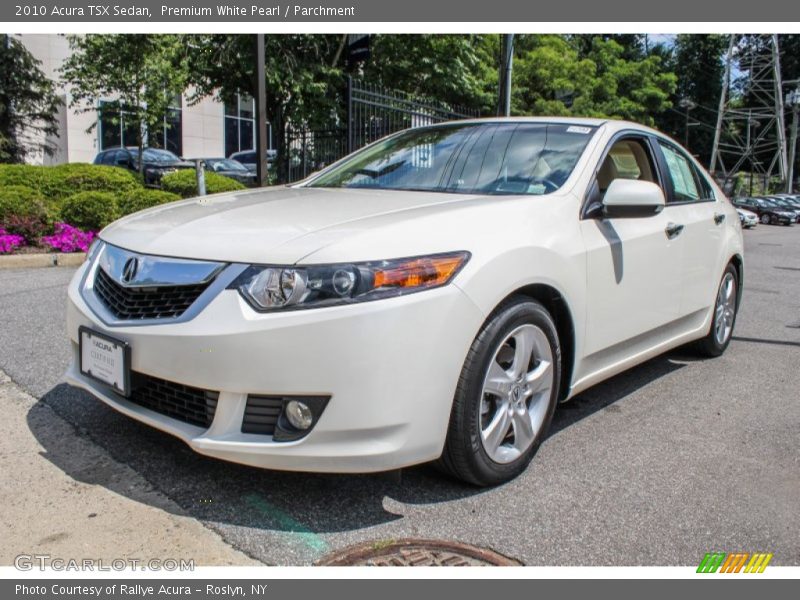Premium White Pearl / Parchment 2010 Acura TSX Sedan