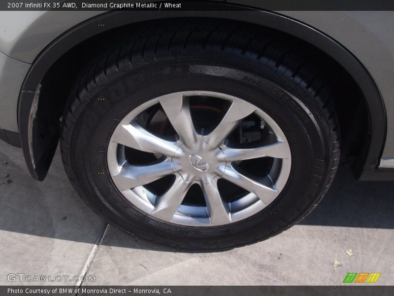Diamond Graphite Metallic / Wheat 2007 Infiniti FX 35 AWD