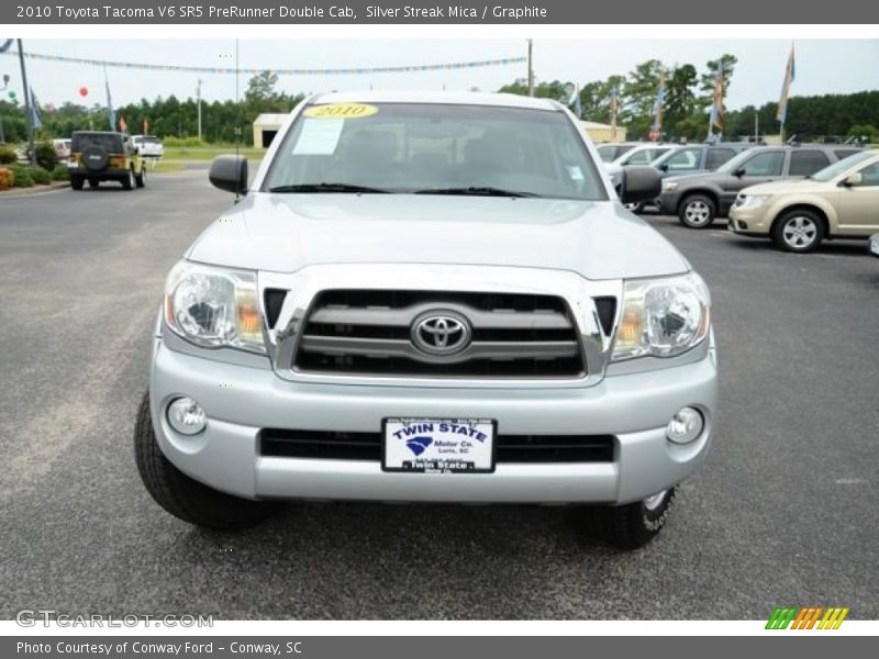 Silver Streak Mica / Graphite 2010 Toyota Tacoma V6 SR5 PreRunner Double Cab