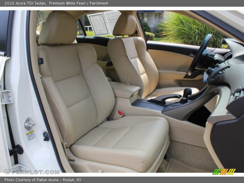 Premium White Pearl / Parchment 2010 Acura TSX Sedan
