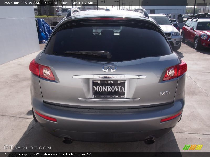Diamond Graphite Metallic / Wheat 2007 Infiniti FX 35 AWD