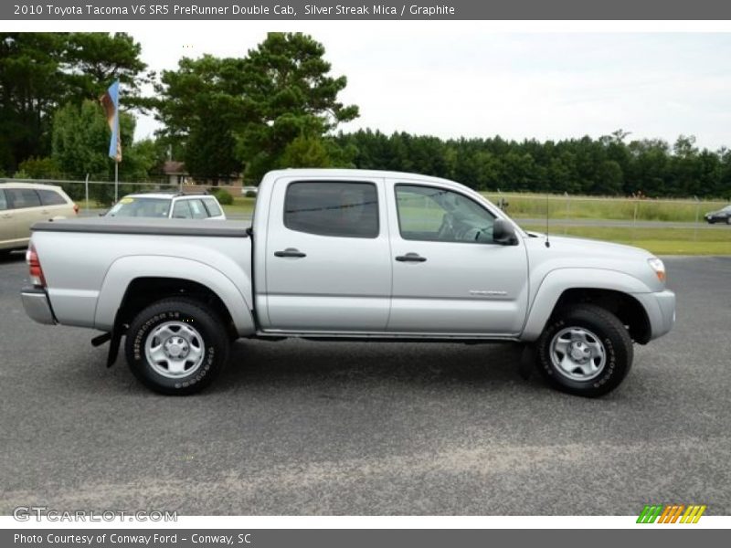 Silver Streak Mica / Graphite 2010 Toyota Tacoma V6 SR5 PreRunner Double Cab
