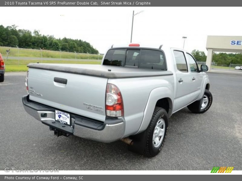 Silver Streak Mica / Graphite 2010 Toyota Tacoma V6 SR5 PreRunner Double Cab