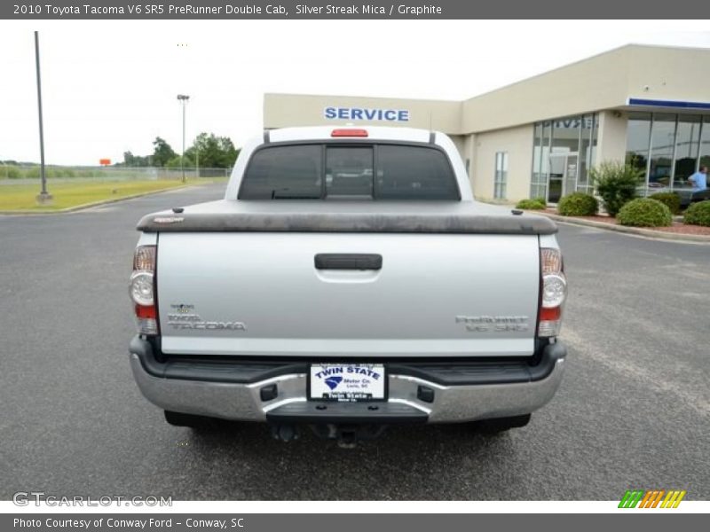 Silver Streak Mica / Graphite 2010 Toyota Tacoma V6 SR5 PreRunner Double Cab