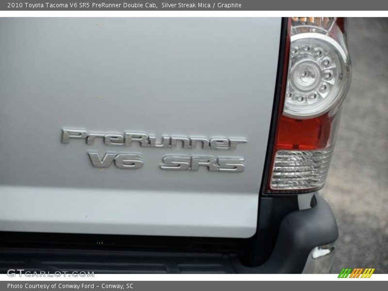 Silver Streak Mica / Graphite 2010 Toyota Tacoma V6 SR5 PreRunner Double Cab