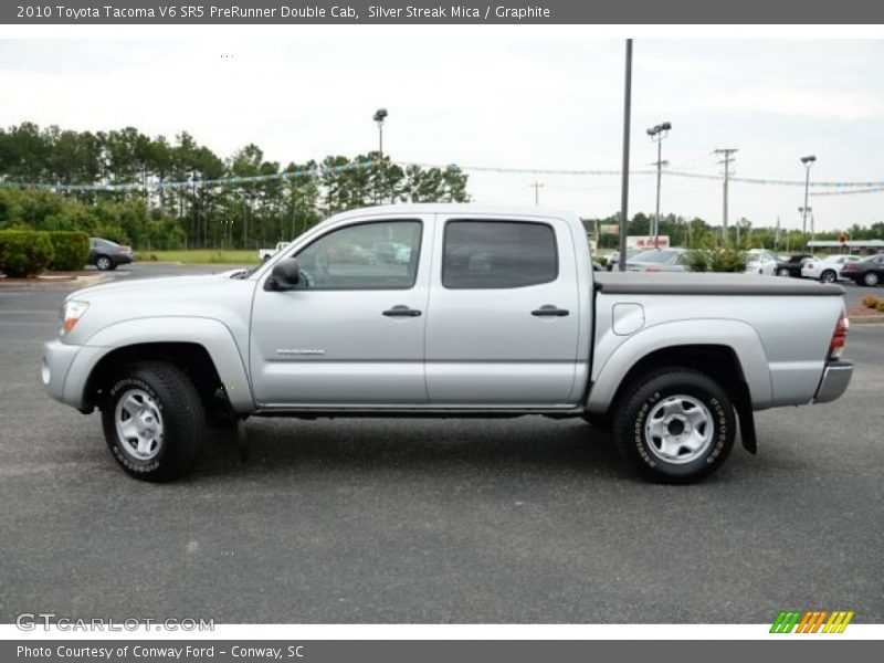 Silver Streak Mica / Graphite 2010 Toyota Tacoma V6 SR5 PreRunner Double Cab