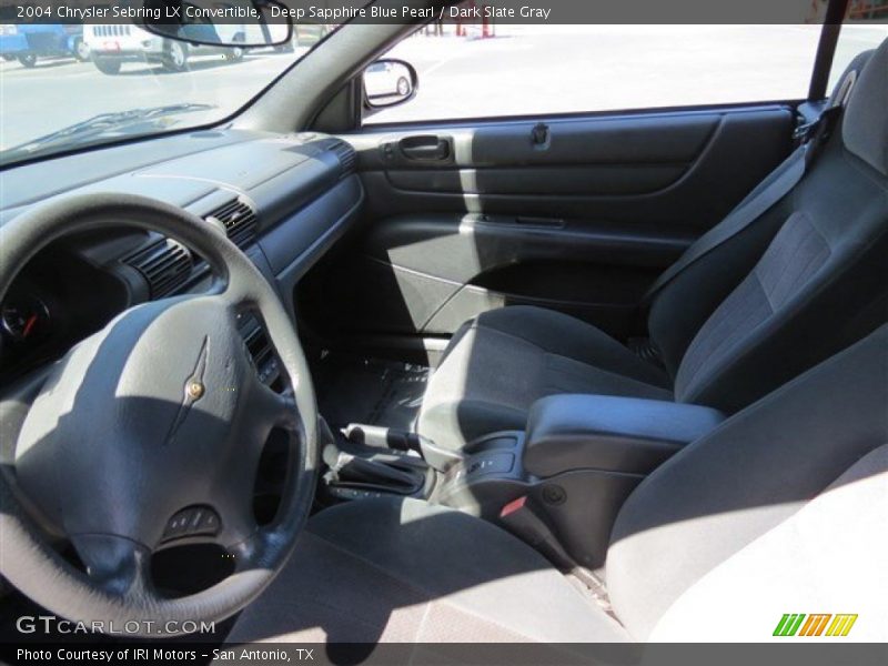 Deep Sapphire Blue Pearl / Dark Slate Gray 2004 Chrysler Sebring LX Convertible