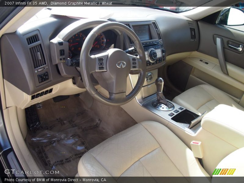 Diamond Graphite Metallic / Wheat 2007 Infiniti FX 35 AWD