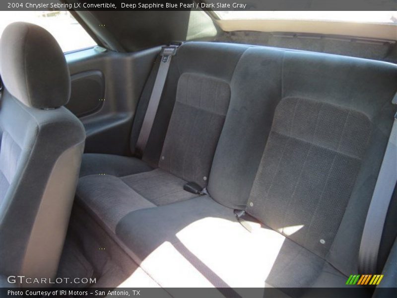 Deep Sapphire Blue Pearl / Dark Slate Gray 2004 Chrysler Sebring LX Convertible