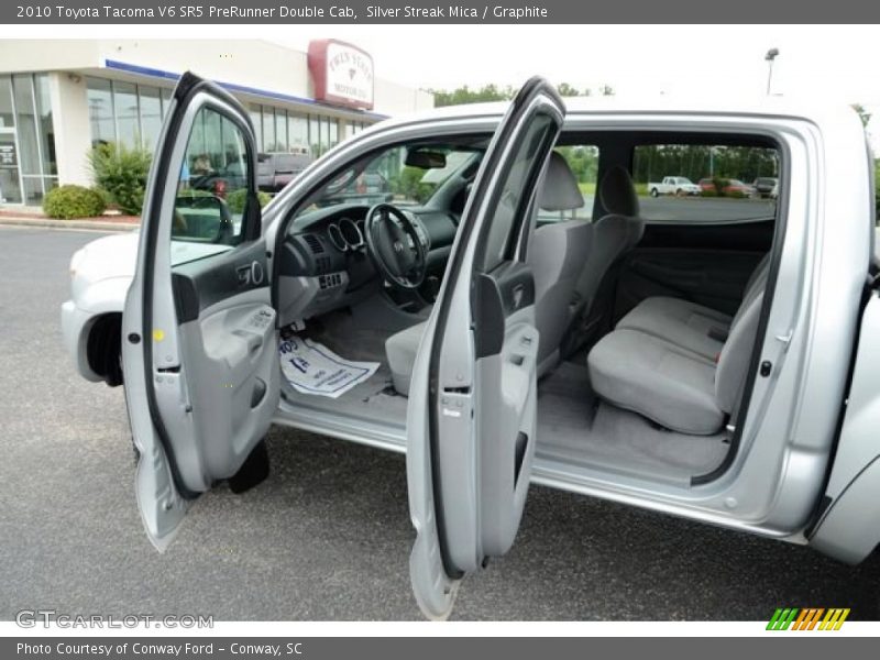 Silver Streak Mica / Graphite 2010 Toyota Tacoma V6 SR5 PreRunner Double Cab