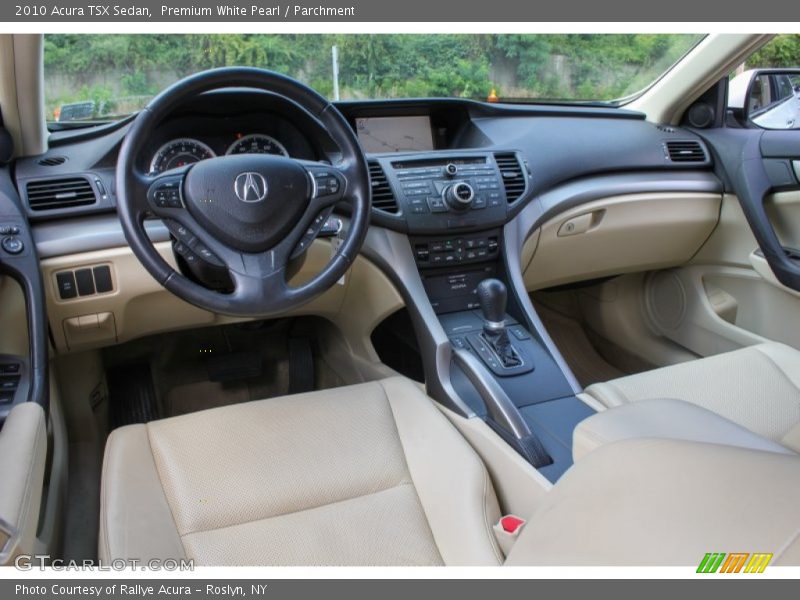 Premium White Pearl / Parchment 2010 Acura TSX Sedan