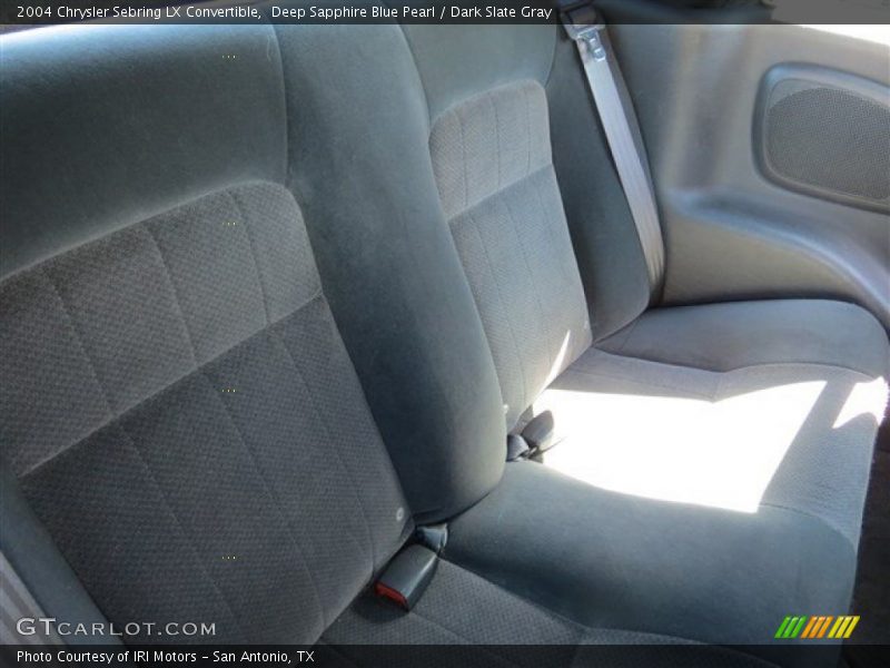 Deep Sapphire Blue Pearl / Dark Slate Gray 2004 Chrysler Sebring LX Convertible
