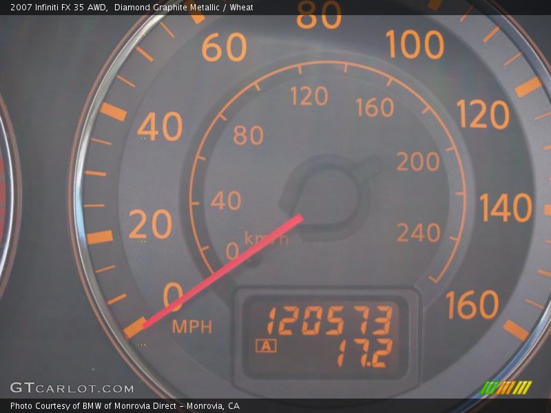 Diamond Graphite Metallic / Wheat 2007 Infiniti FX 35 AWD