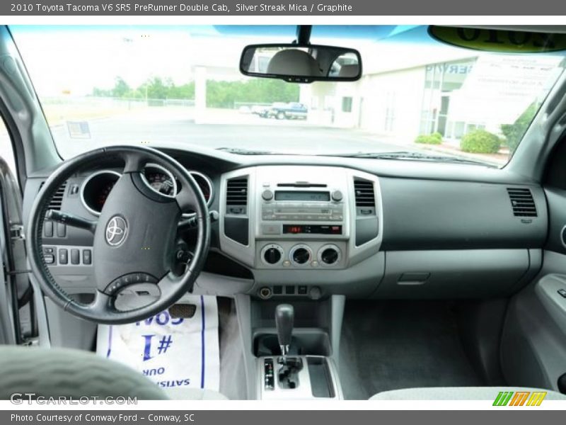 Silver Streak Mica / Graphite 2010 Toyota Tacoma V6 SR5 PreRunner Double Cab