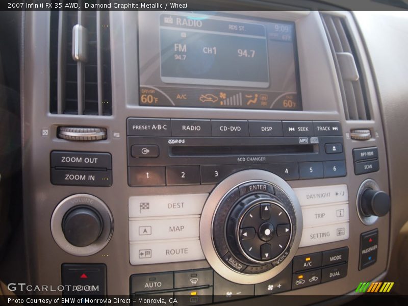 Diamond Graphite Metallic / Wheat 2007 Infiniti FX 35 AWD