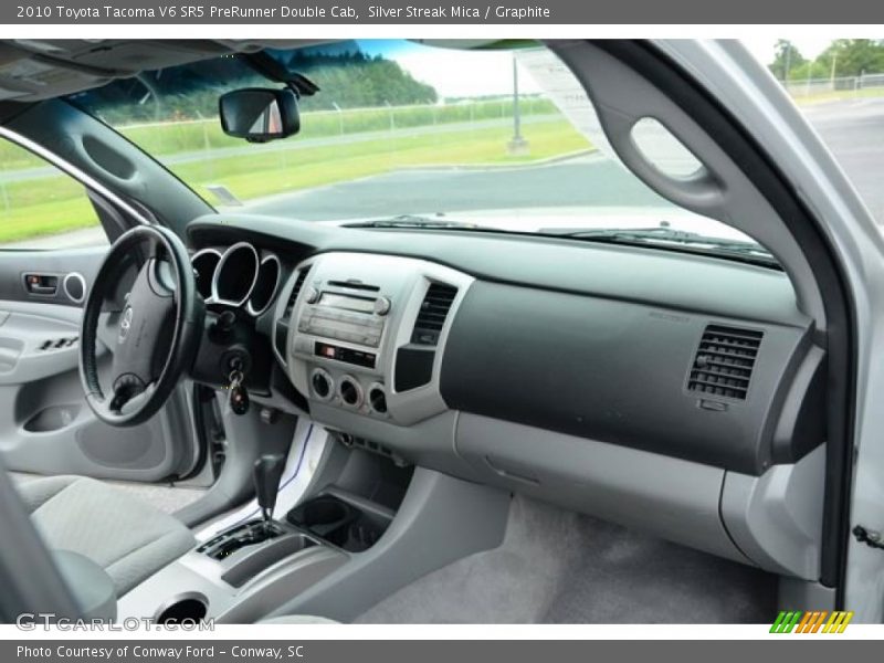 Silver Streak Mica / Graphite 2010 Toyota Tacoma V6 SR5 PreRunner Double Cab