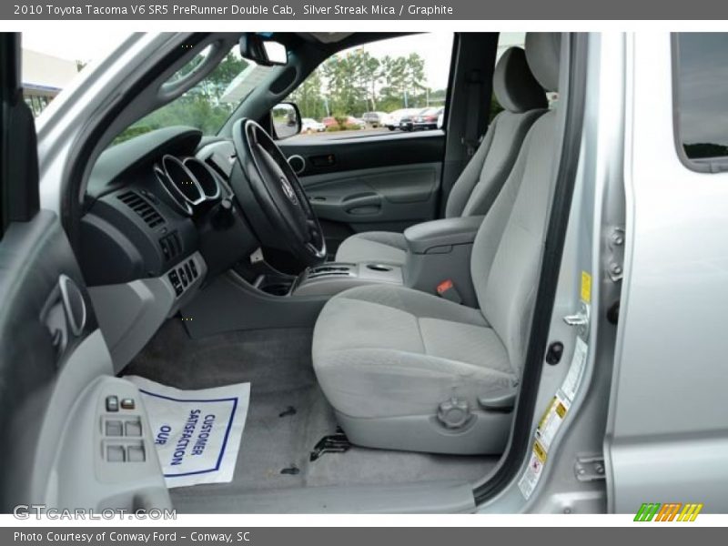 Silver Streak Mica / Graphite 2010 Toyota Tacoma V6 SR5 PreRunner Double Cab