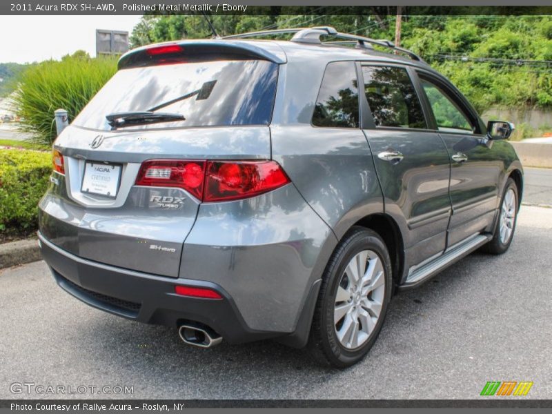 Polished Metal Metallic / Ebony 2011 Acura RDX SH-AWD