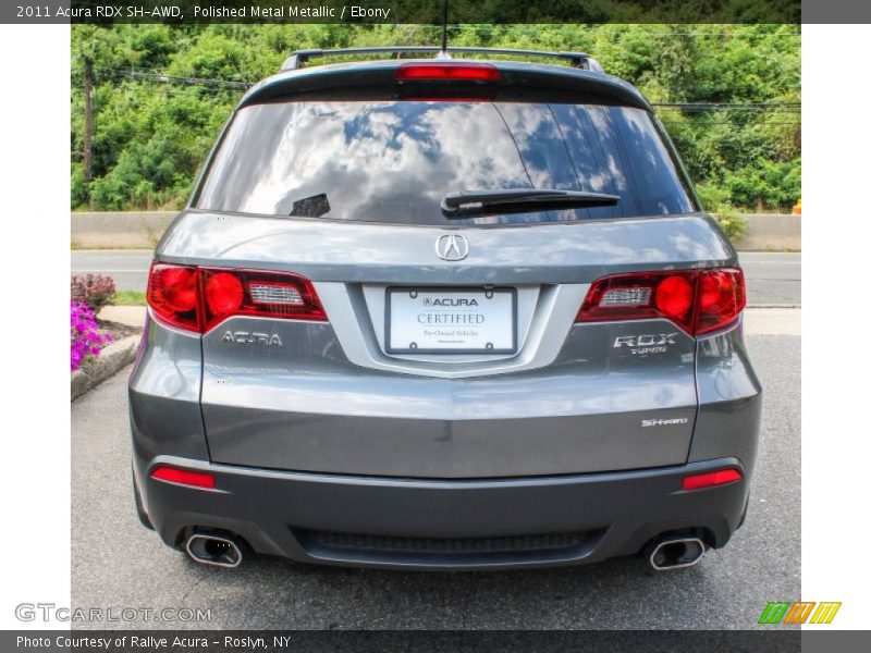 Polished Metal Metallic / Ebony 2011 Acura RDX SH-AWD