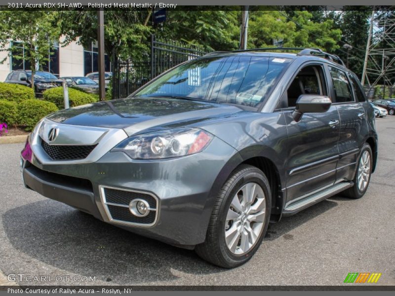 Polished Metal Metallic / Ebony 2011 Acura RDX SH-AWD