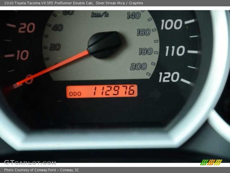 Silver Streak Mica / Graphite 2010 Toyota Tacoma V6 SR5 PreRunner Double Cab