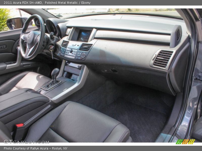 Polished Metal Metallic / Ebony 2011 Acura RDX SH-AWD