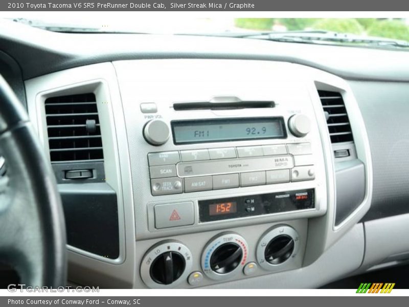 Silver Streak Mica / Graphite 2010 Toyota Tacoma V6 SR5 PreRunner Double Cab