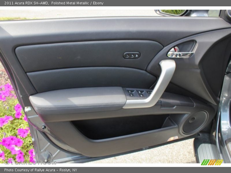 Polished Metal Metallic / Ebony 2011 Acura RDX SH-AWD