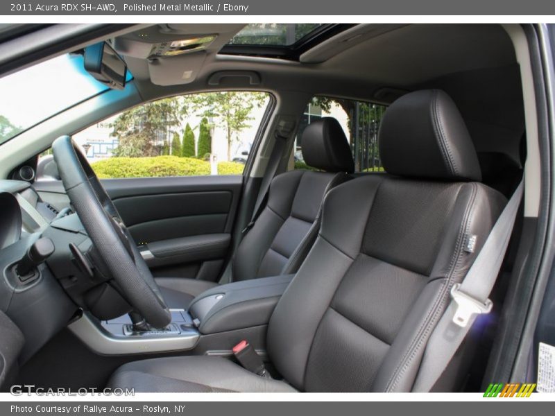 Polished Metal Metallic / Ebony 2011 Acura RDX SH-AWD