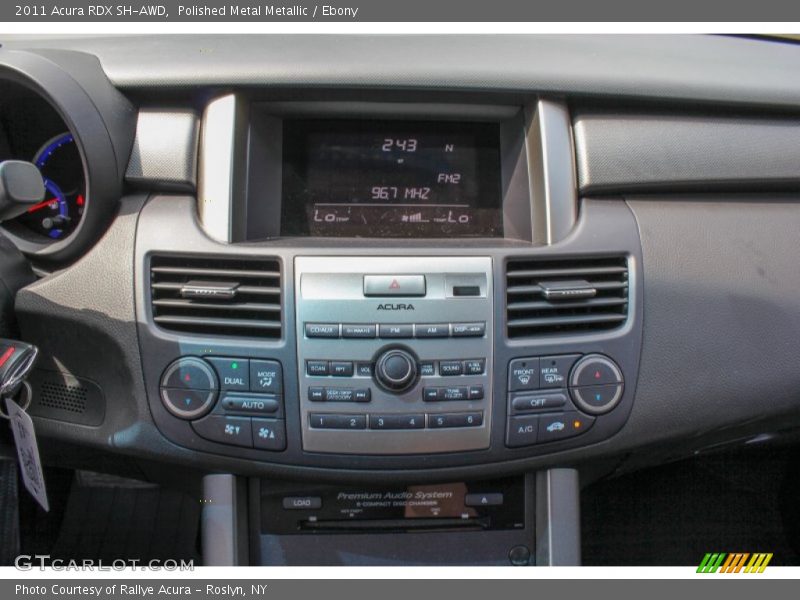 Polished Metal Metallic / Ebony 2011 Acura RDX SH-AWD