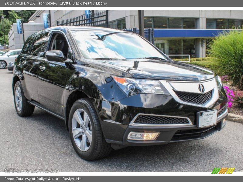 Crystal Black Pearl / Ebony 2010 Acura MDX Technology