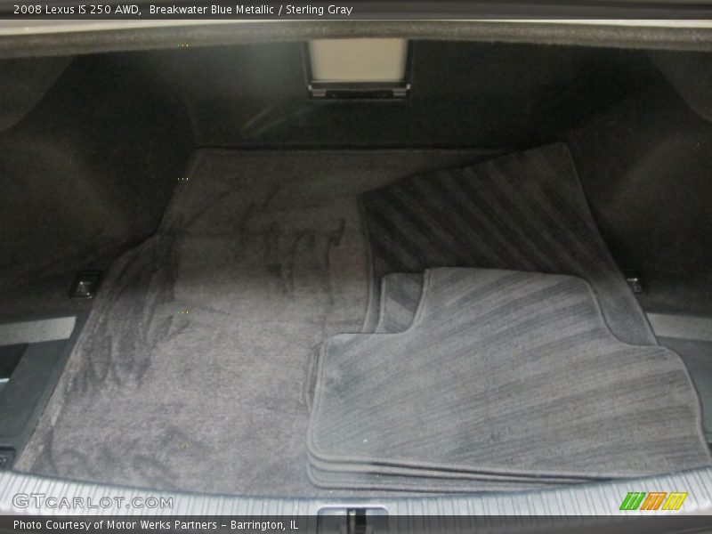 Breakwater Blue Metallic / Sterling Gray 2008 Lexus IS 250 AWD