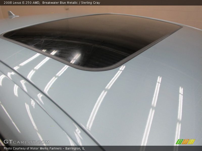 Breakwater Blue Metallic / Sterling Gray 2008 Lexus IS 250 AWD