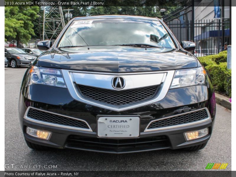 Crystal Black Pearl / Ebony 2010 Acura MDX Technology