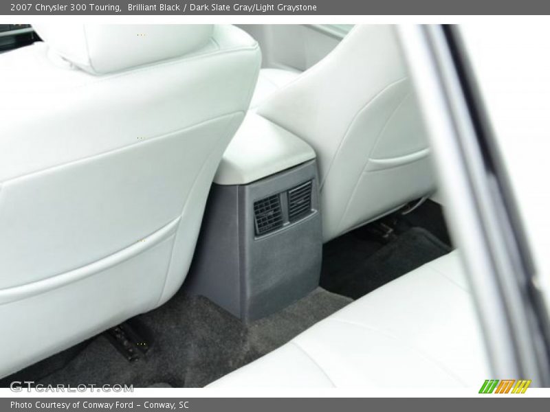 Brilliant Black / Dark Slate Gray/Light Graystone 2007 Chrysler 300 Touring