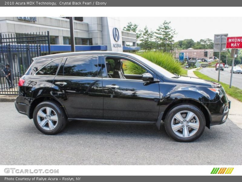 Crystal Black Pearl / Ebony 2010 Acura MDX Technology