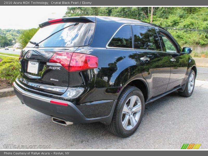 Crystal Black Pearl / Ebony 2010 Acura MDX Technology