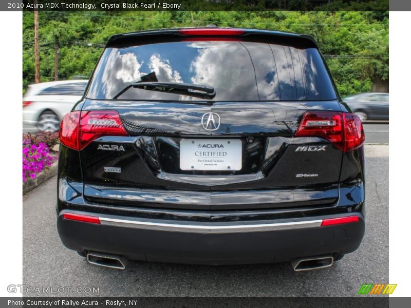 Crystal Black Pearl / Ebony 2010 Acura MDX Technology