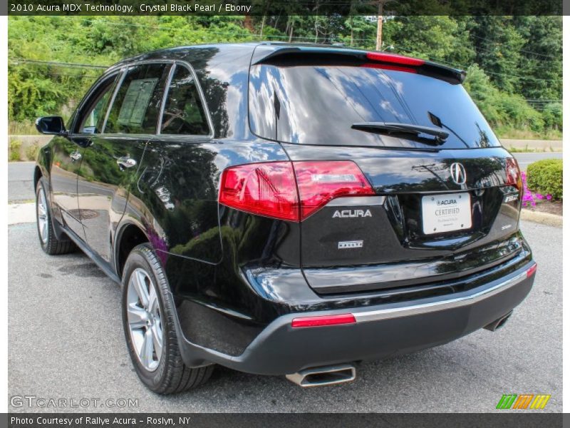 Crystal Black Pearl / Ebony 2010 Acura MDX Technology