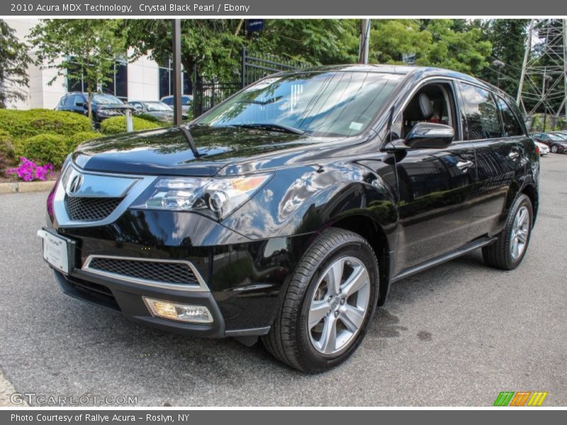 Crystal Black Pearl / Ebony 2010 Acura MDX Technology