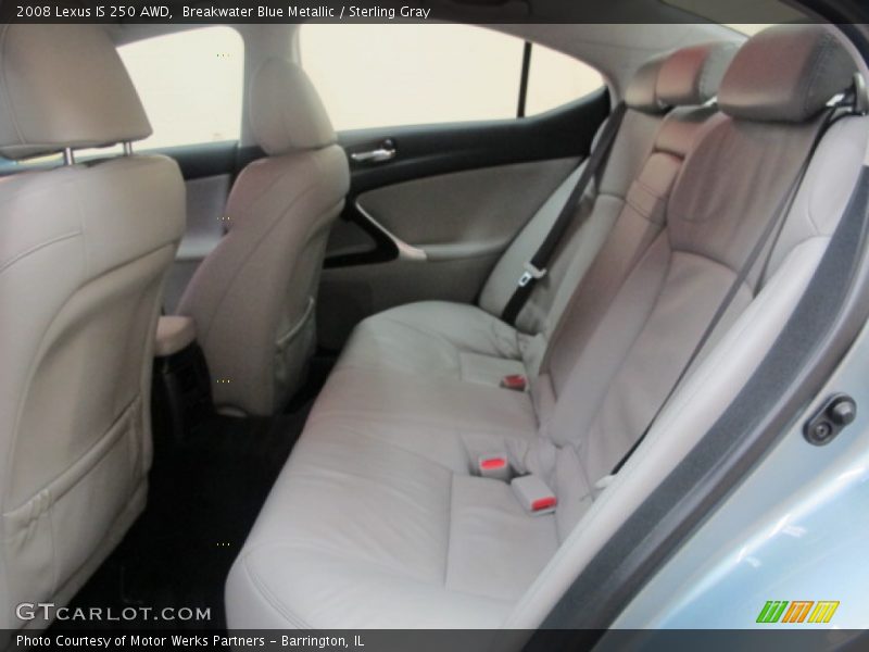 Breakwater Blue Metallic / Sterling Gray 2008 Lexus IS 250 AWD