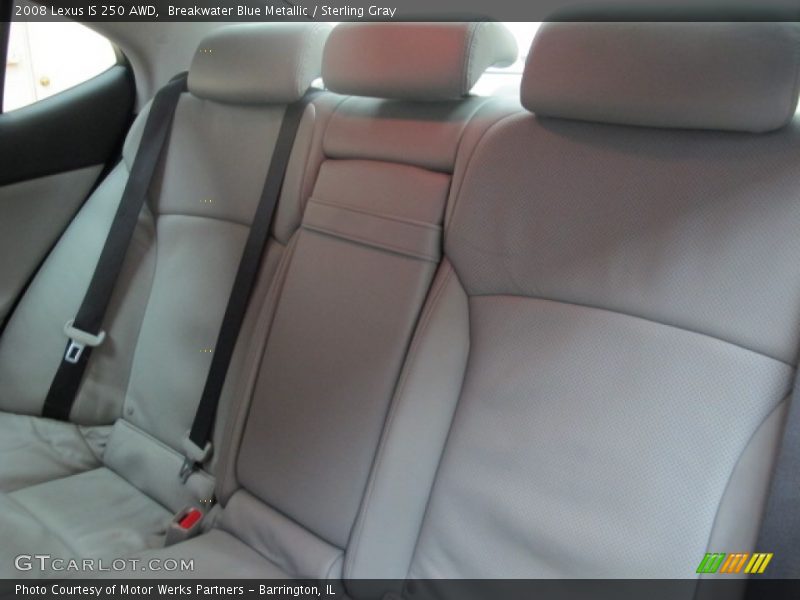 Breakwater Blue Metallic / Sterling Gray 2008 Lexus IS 250 AWD