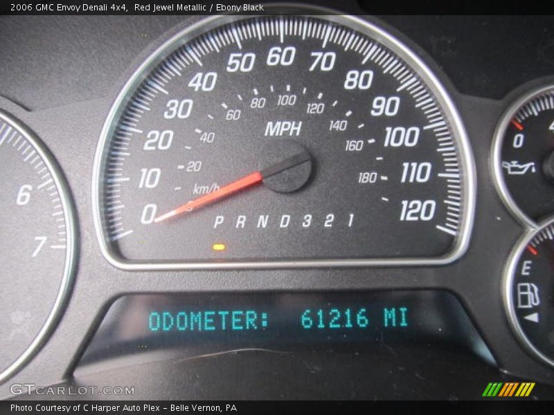 Red Jewel Metallic / Ebony Black 2006 GMC Envoy Denali 4x4