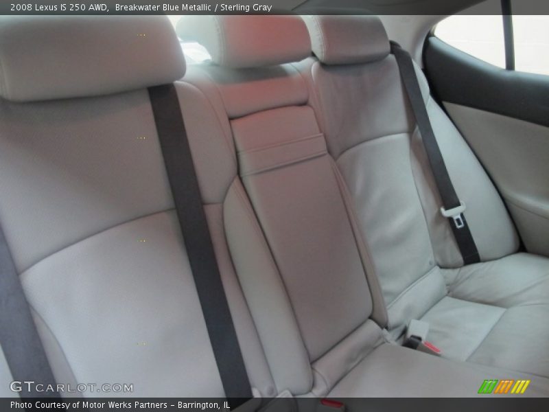 Breakwater Blue Metallic / Sterling Gray 2008 Lexus IS 250 AWD